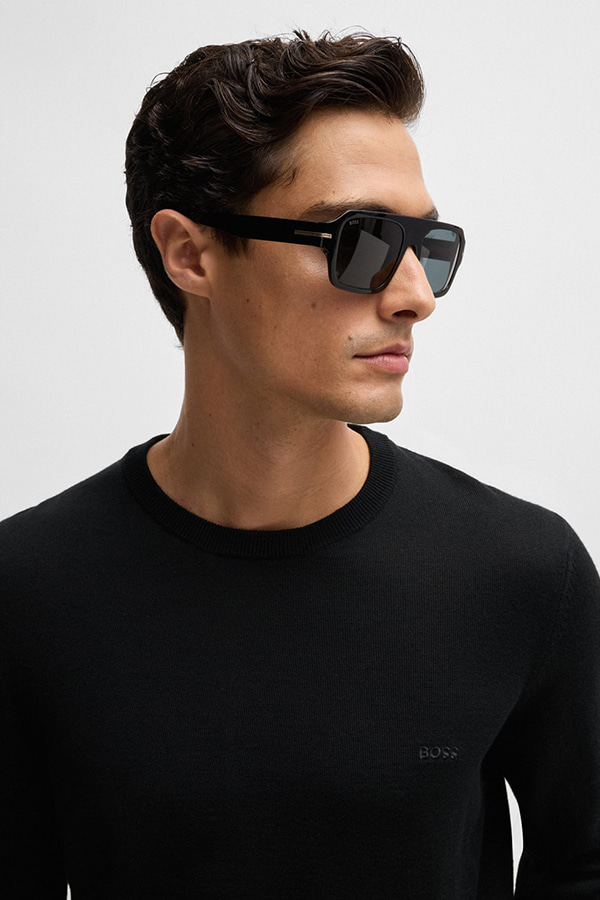 ΠΛΕΚΤΗ ΜΠΛΟΥΖΑ BOSS - 001 ΜΑΥΡΟ